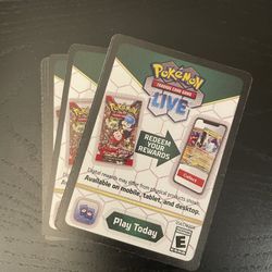 Pokemon TCG - Live Code Cards 