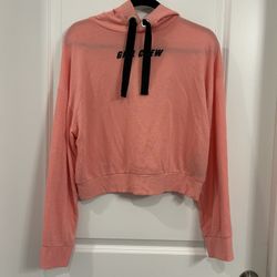 H&M Pink Sweatshirt With Wide Sleeve Size S