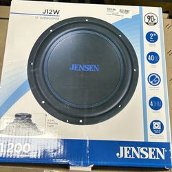 Jensen 1,200 Watts Peak J12W ( Hablamos Espanol )