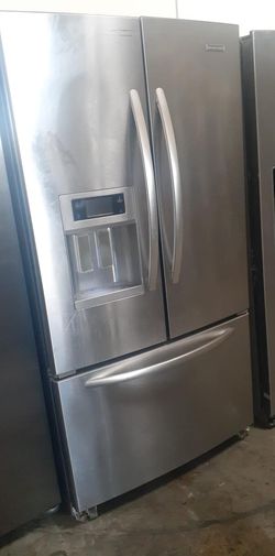 Kitchen Aid 3-Door Stainless Steel Refrigerator
