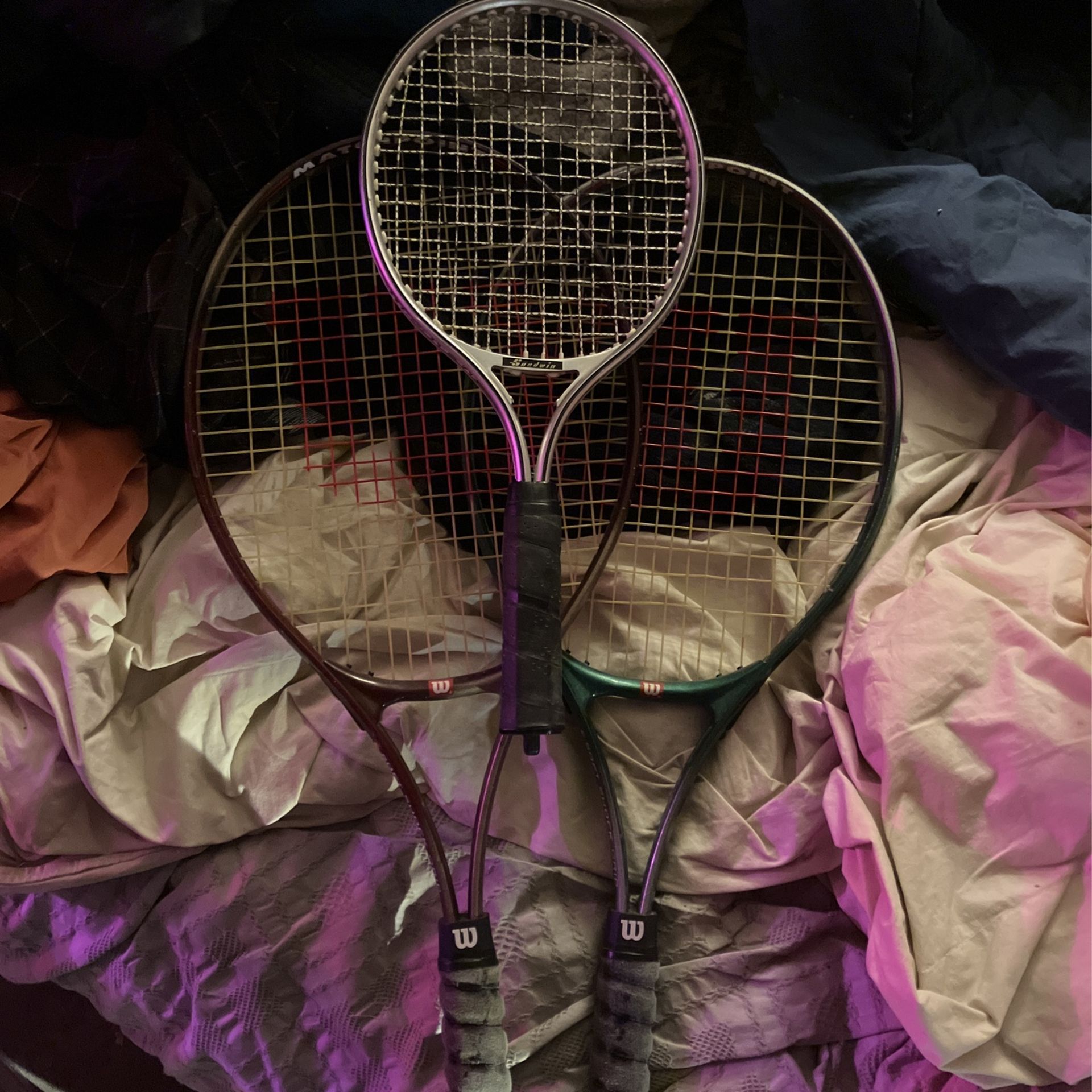 3 Tennis Rackets!