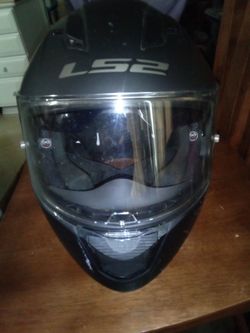 All-Black LS2 Streamer Evo Motorcycle Helmet