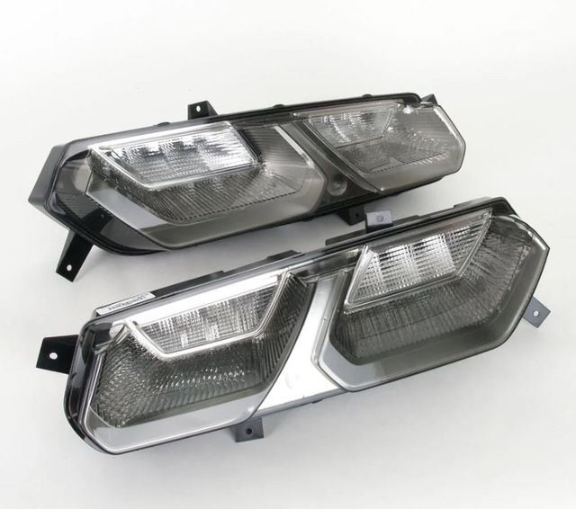 C7 Corvette Clear White Taillights With Bezels 2014-2019 Stingray, Grandsport, Z06, ZR1