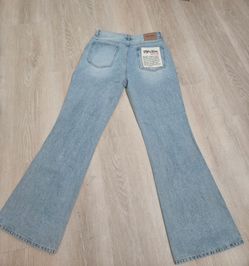 Shaka Wear Mens Boulevard Baggy Flared Denim