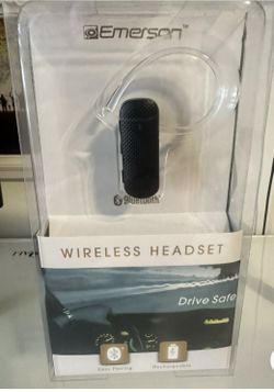 NEW WIRELESS HEADSET BLUETOOTH Emerson Wireless EM223 Handsfree. NIB