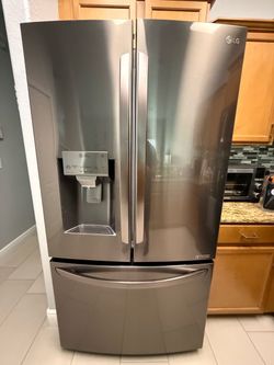 LG French Door Refrigerator, Stove and Microwave