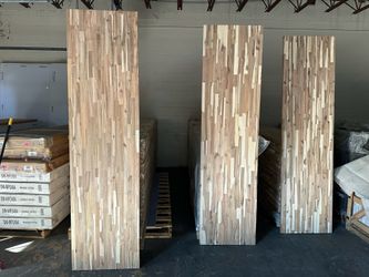 Butcher block acacia
