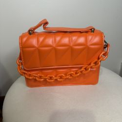 Orange Mini Cross Bag 