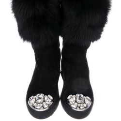 Mui Mui Studded Boots