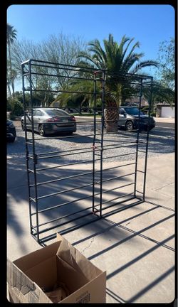 Metal king bed frame