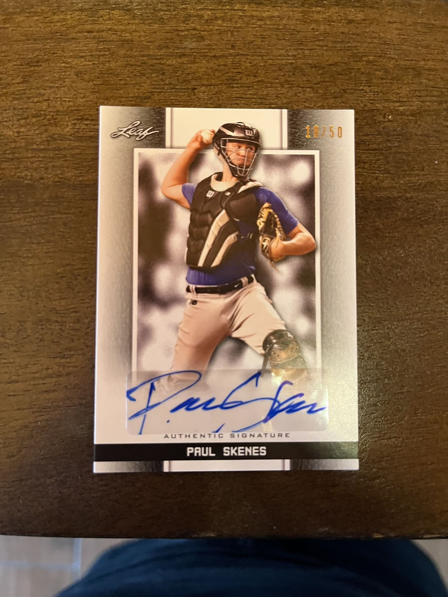 2019 Paul Skenes Auto 19/50
