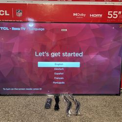 Brand New 55” TCL Roku TV