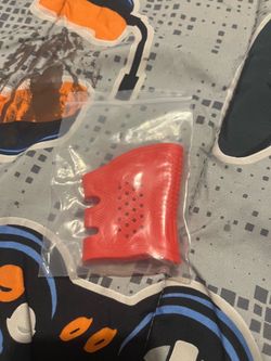 Red Rubber Pistol Grip Sleeve