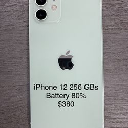 iPhone 12 256 GBs Unlocked $380 