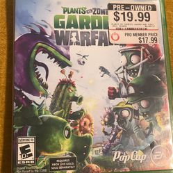 Xbox One Game Plants Vs Zombies 