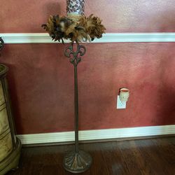 Gorgeous  Wrought iron candle stand or plant holder