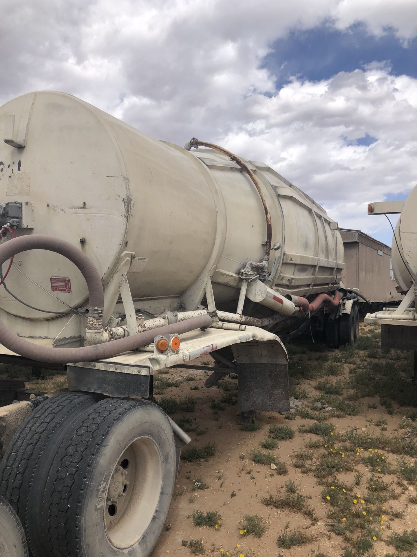 Semi truck and pneumatic sand trailer for sale or rent