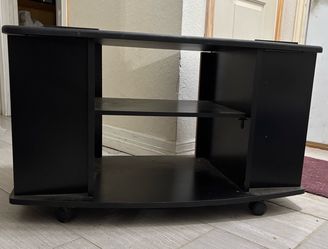 TV Stand on Wheels With Storage