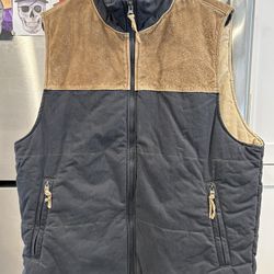 2003 Gap Vest Zip Collared Puffer Sleeveless Jacket Size Medium 