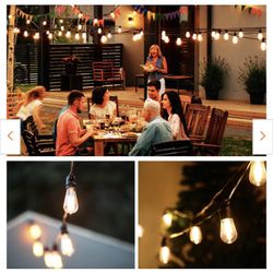 Brandnew Open Box 96ft Patio String Light