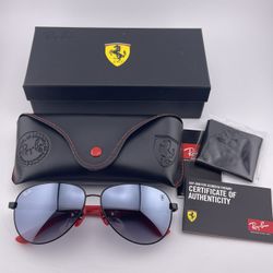 Rayban Aviator Ferrari Sunglasses 