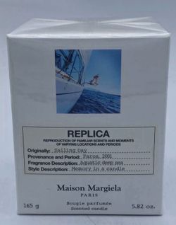 Maison Margiela Paris Sailing Day Candle 5.82 oz 165g Big Size New In Sealed Box