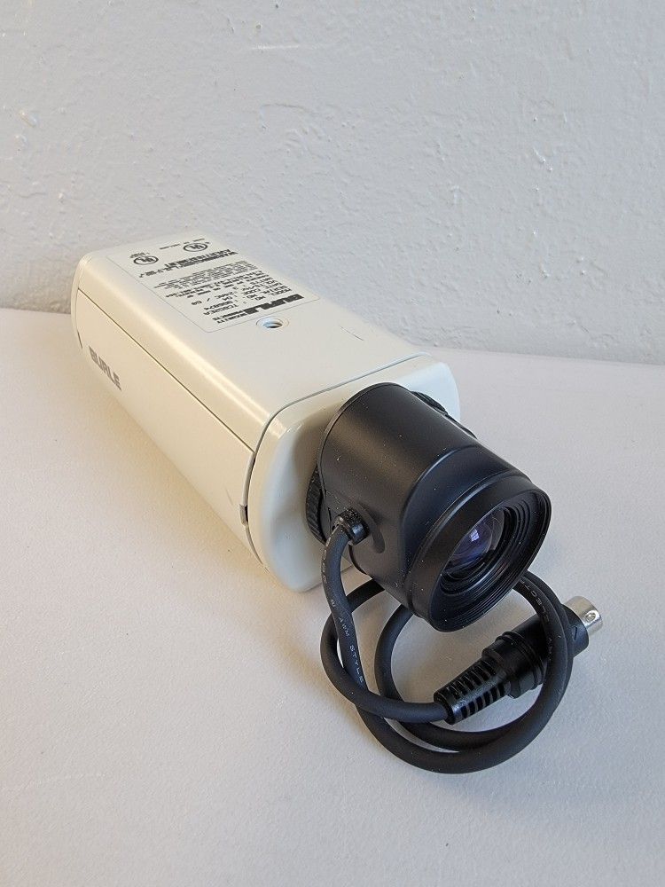 Burle Security Camera Model TC652EA Burle TV Lens GX 6mm 1:1.4 TC9907A