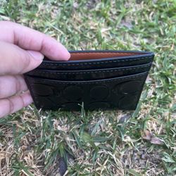 Black Coach Wallet 