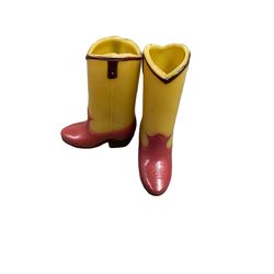 Vtg Barbie Doll Size BOOTS - Tan/Brown