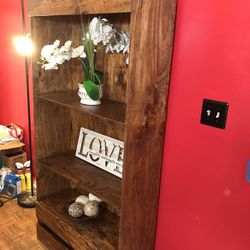 Golden oak stain Bookcase