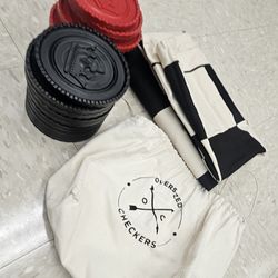 Oversized Checkers Extra Large Game