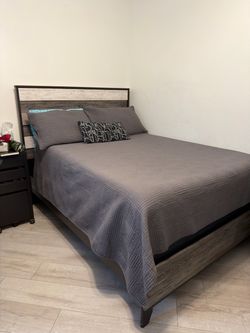 Bed frame/ mattress + dresser