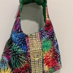 Handmade 4th Of July Dog Harness With D-ring 