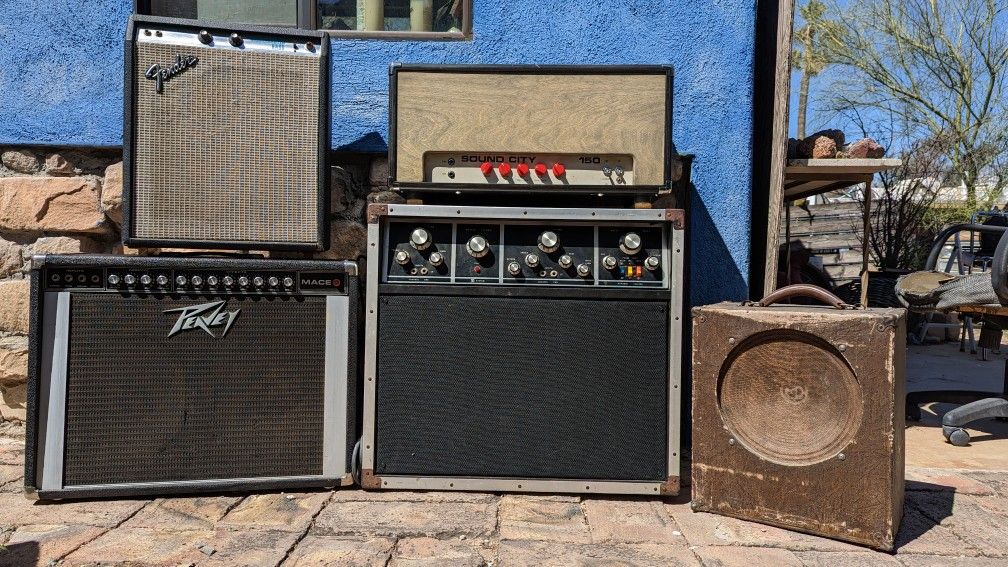Amp Purge! Fender, Gibson, Peavey, Sound City, Acoustic--Tube Amps