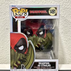 Deadpool (Cthulhu variant) funko pop Plus brand new!!