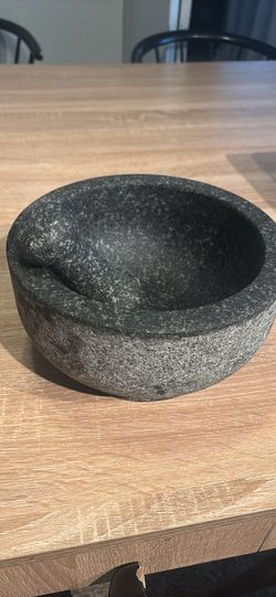 Stone Mortar & Pestle (Molcajete)