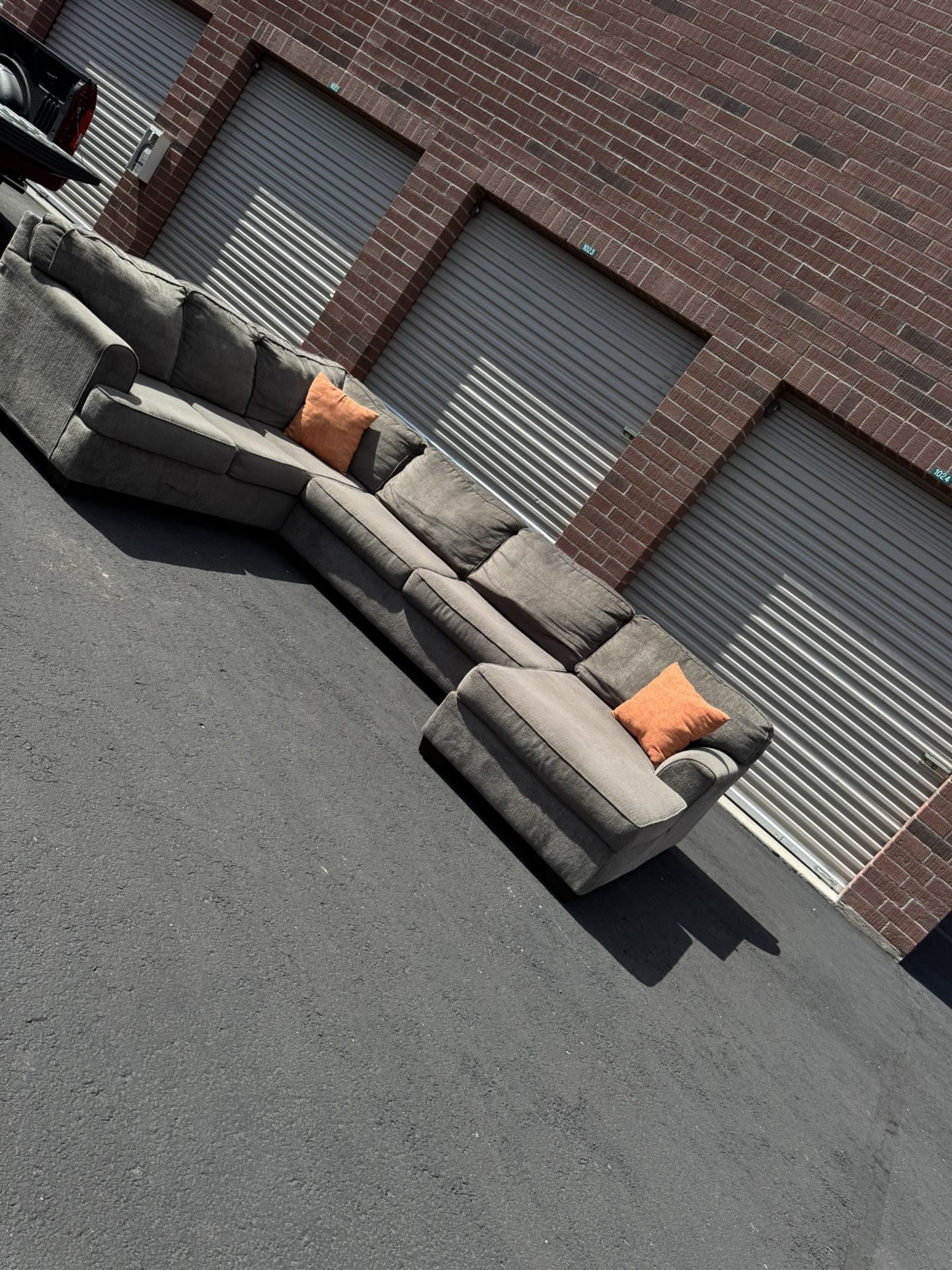 awesome, Nice Gray Sectional Couch