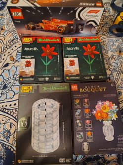 Flower brick craft legos