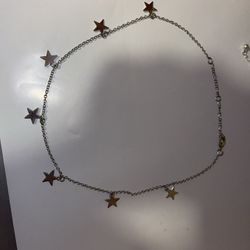 Brandy Melville silver star necklace 
