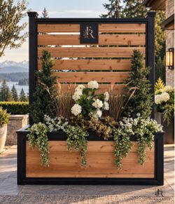 Luxury Handmade Cedar Privacy Planter
