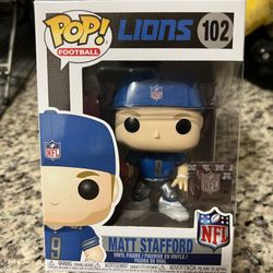 Matt Stafford Funko Pop Detroit Lions Vaulted 