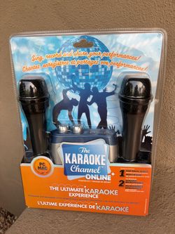 Karaoke Channel Online - USB Audio Interface Box and 2 Microphones