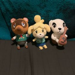Animal Crossing Plush Lot