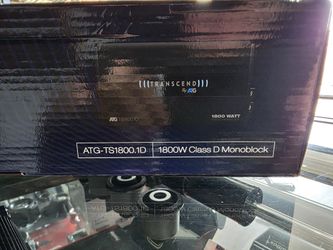 Transcend 1800 Watt Mono Block Amp 