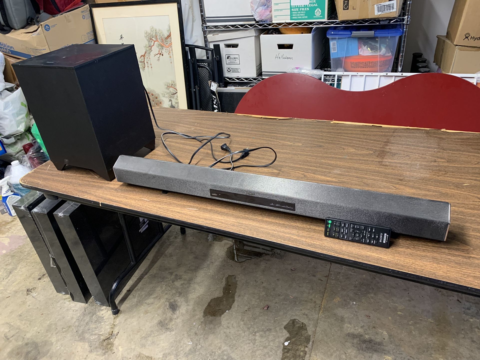 Sony HT-CT260H Sound bar And Wireless Sub