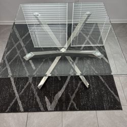 Glass Square dining Table