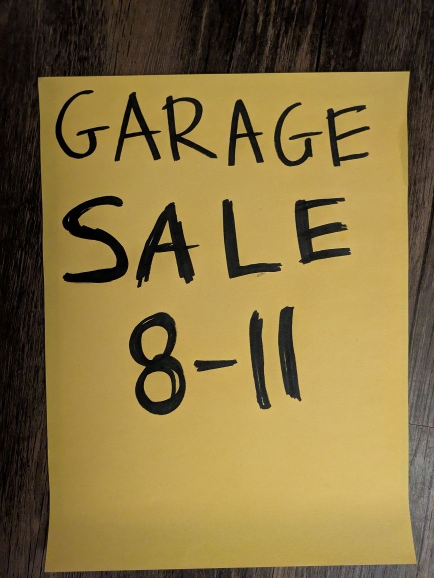 8-11am Garage sale la Mesa