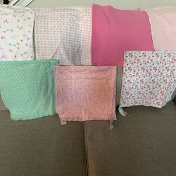Baby Girl Baby Blanket Lot
