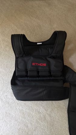 ETHOS 40 lb weighted workout vest - Like New