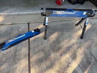 Kobalt Folding Sawhorse – Set of 2